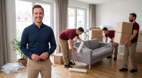 Grove macht den Mitarbeiterumzug